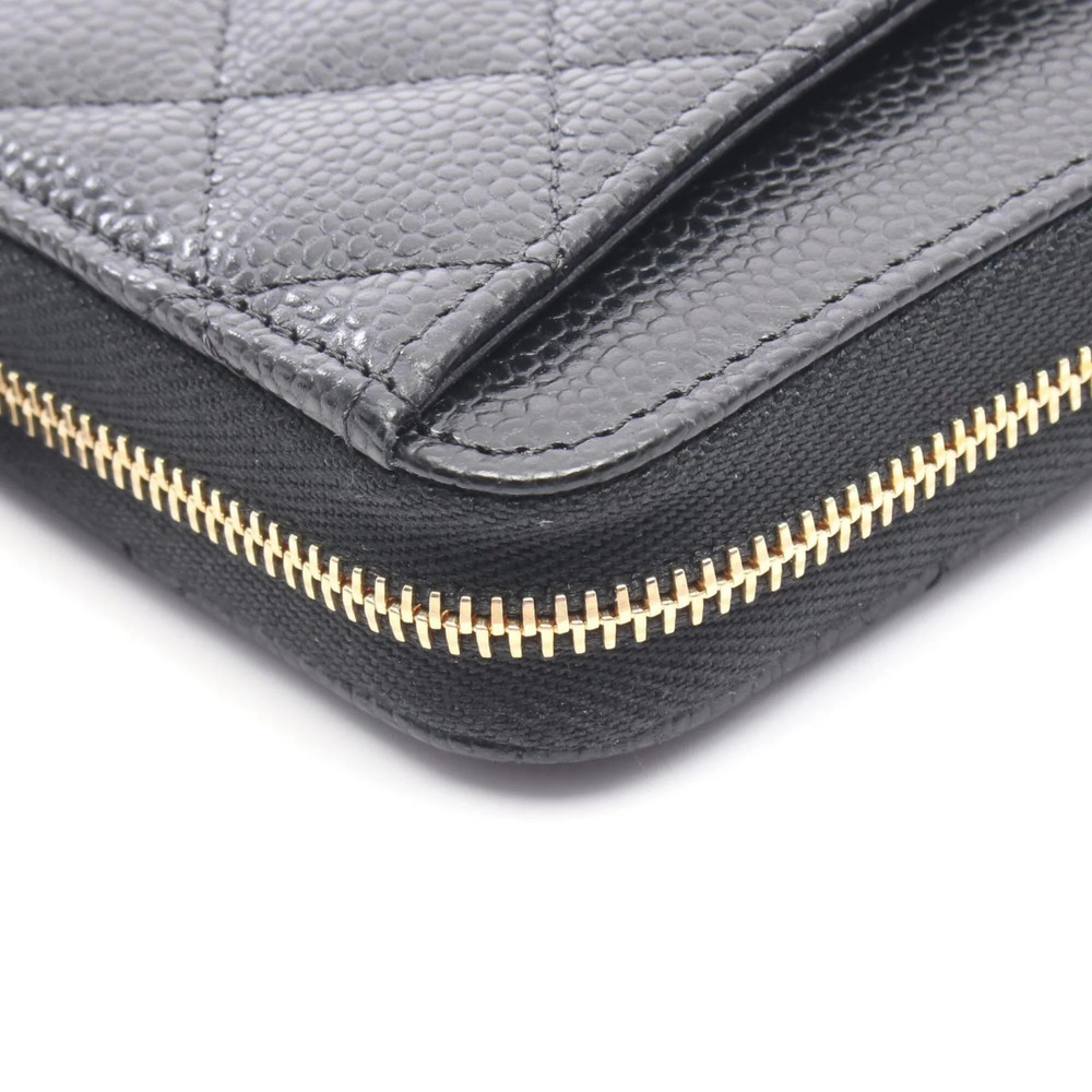 CHANEL Black Caviar Leather Wallet - Picture 7 of 8